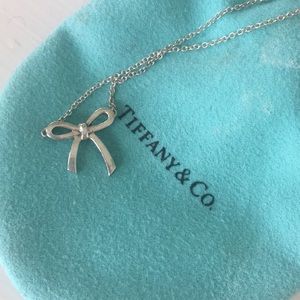 Tiffany & Co bow necklace